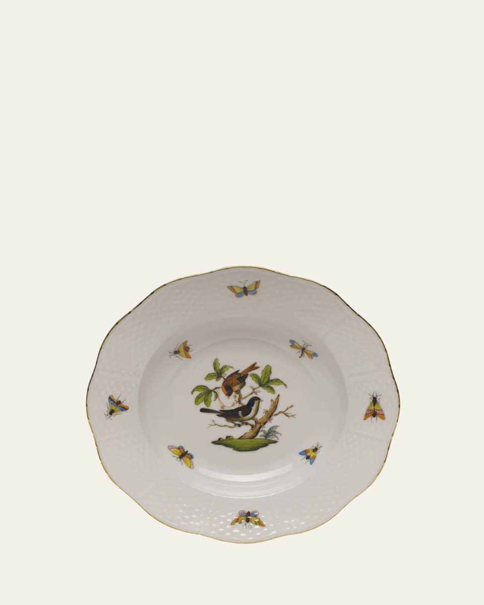 Rothschild Bird Motif 4 Rim Soup Plate